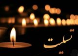 پیام تسلیت درگذشت پدر مکرم جناب آقای داریوش رحیمی، شهردار محترم پردنجان و عضو گرامی شورای سازمان